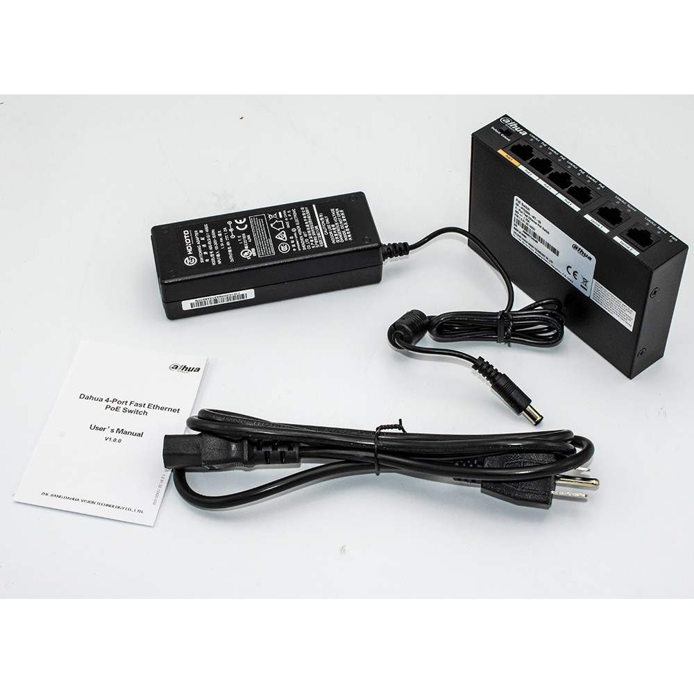 Dahua - DH-PFS3006-4ET-60 - 4-port PoE Ethernet switch 60W