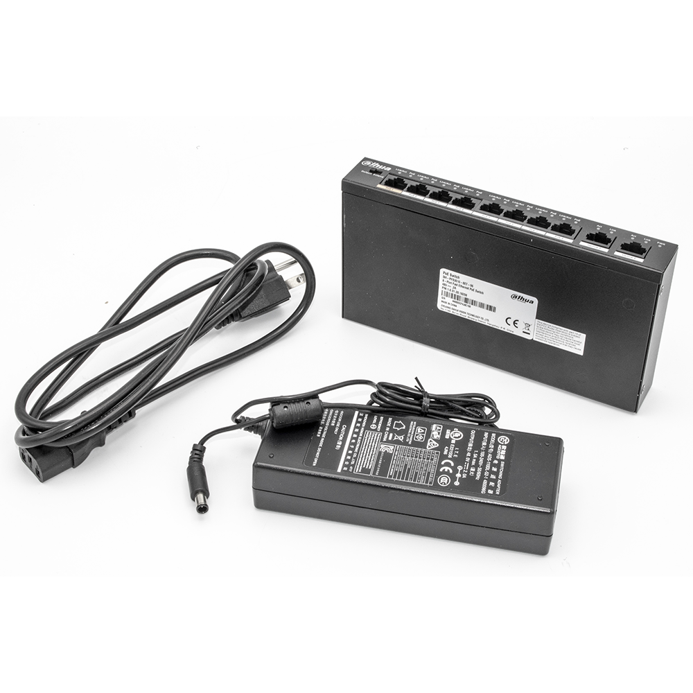 Dahua - DH-PFS3010-8ET-96 - 8-port PoE Ethernet switch 96W