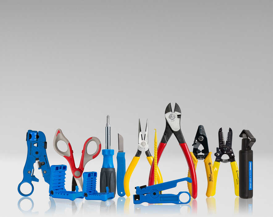 Jonard Tools - TK-170 - Fiber Prep Kit W/Small & Large Mid Span Slitters