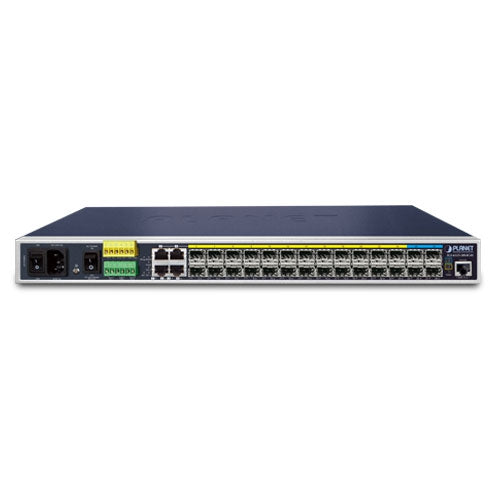 Planet - IGS-6325-20S4C4X - Industrial L3 14-Port 100/1G SFP with 4 Shared TP + 10-Port 1G/2.5G SFP + 4-Port 10G SFP+ Managed Ethernet Switch