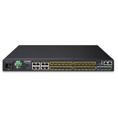 Planet - XGS3-24242 - Layer 3 24-Port 100/1000X SFP + 16-Port shared TP + 4-Port 10G SFP + Stackable Managed Switch