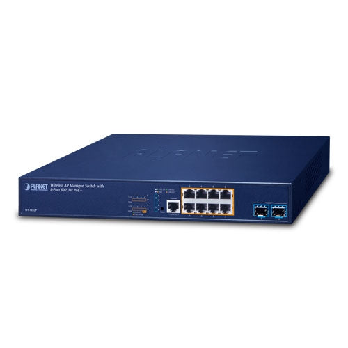 Planet - WS-1032P - Wireless AP Managed Switch with 8-Port 10/100/1000T 802.3at PoE + 2-Port 10G SFP+