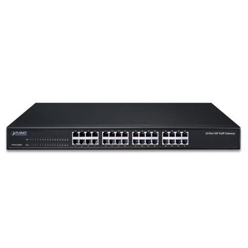 Planet - VGW-2420FS - 24-Port SIP VoIP Gateway (24*FXS): IETF SIP 2.0, T.38/T.30, STUN/Outbound Proxy, TLS/SRTP Security, VLAN, QoS, SNMP, TR069, Caller ID, DND, Three-way conference