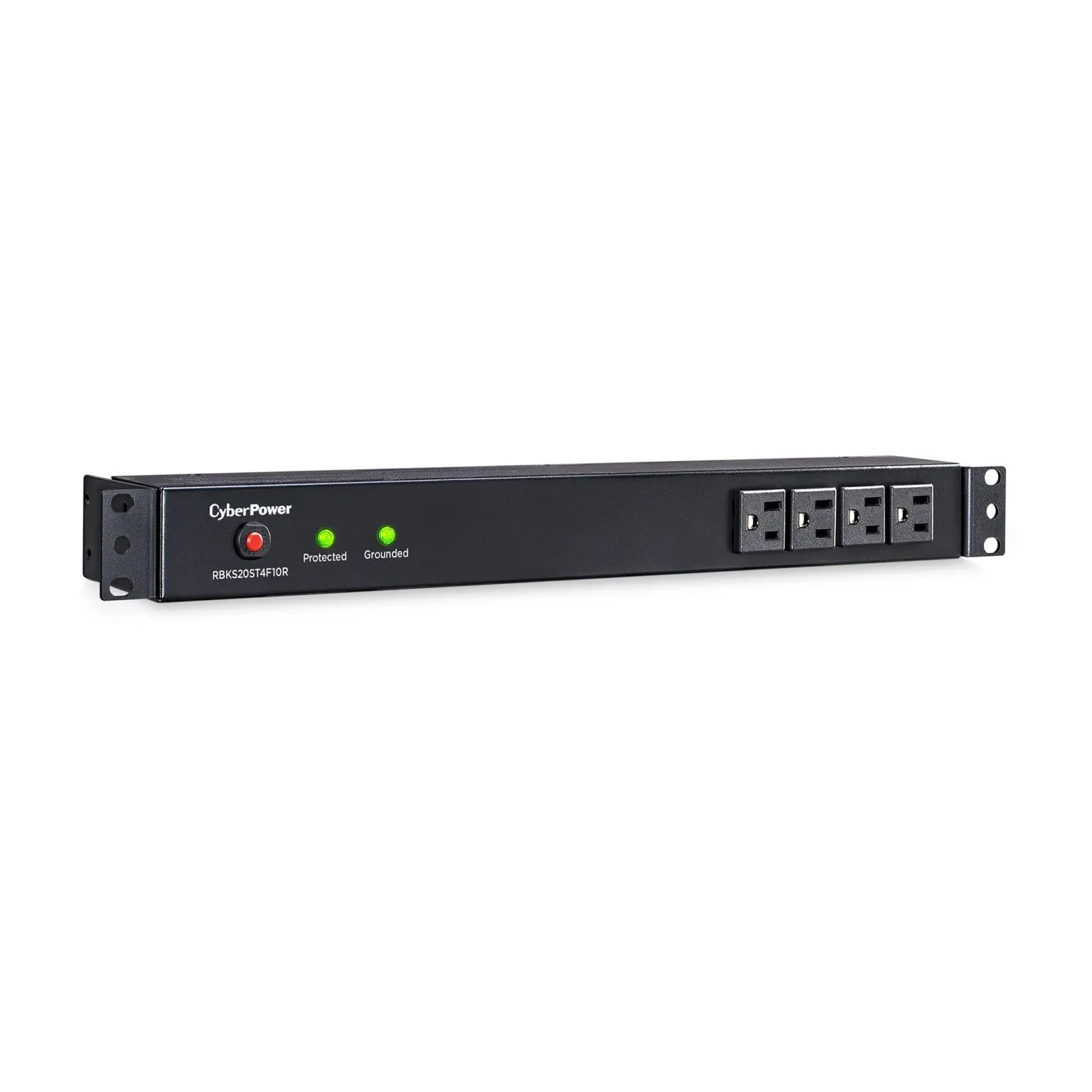 CYBERPOWER - RKBS20ST4F10R - 1800 J, 120 V, NEMA L5-20P twist lock plug, 14 NEMA 5-20R (4 front, 10 rear), 15 ft cord, Limited lifetime warranty