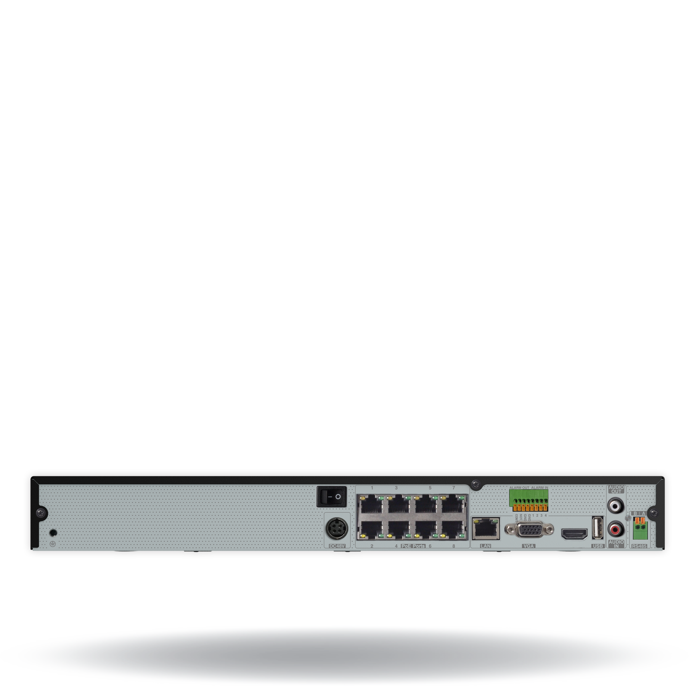 Digital Watchdog - DW-VG4128P - VMAX IP G4 8-channel PoE NVR with 4 Bonus Channels without HDD, Linux-Based embedded