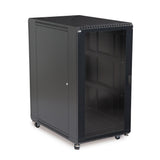 Kendall Howard - 3100-3-001-22 - 22U LINIER® Server Cabinet - Glass/Vented Doors - 36" Depth