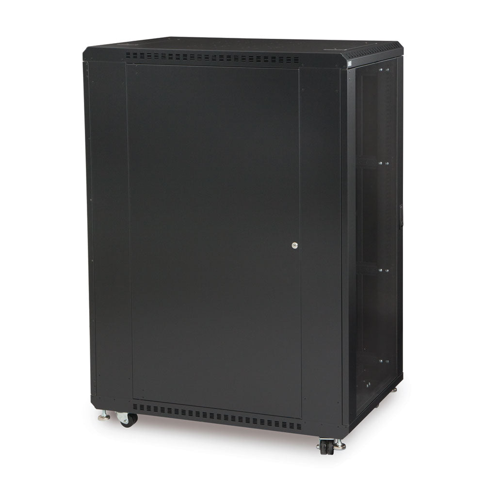 Kendall Howard - 3100-3-001-27 - 27U LINIER® Server Cabinet - Glass/Vented Doors - 36