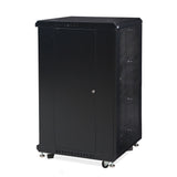 Kendall Howard - 3100-3-024-22 - 22U LINIER® Server Cabinet - Glass/Vented Doors - 24" Depth
