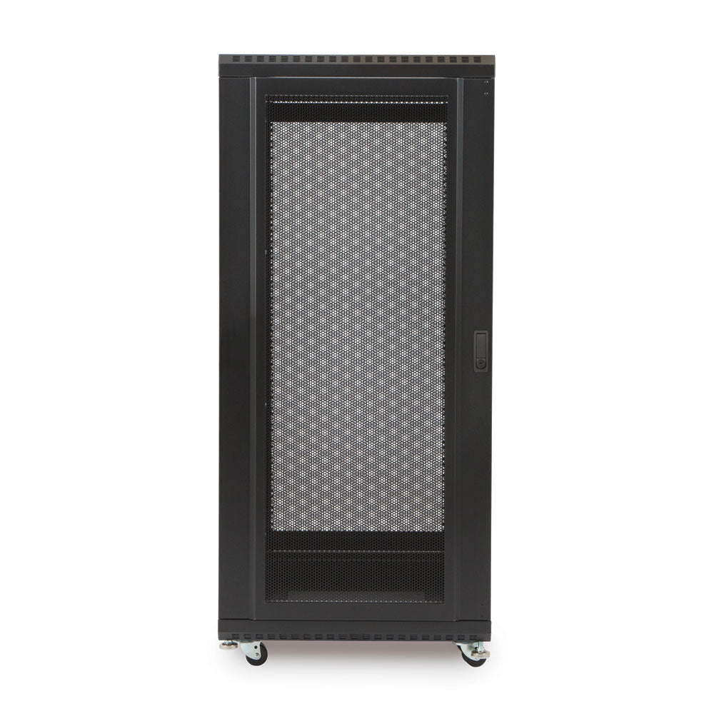 Kendall Howard - 3100-3-024-27 - 27U LINIER® Server Cabinet - Glass/Vented Doors - 24