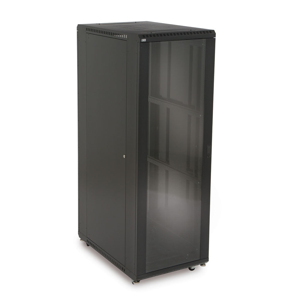 Kendall Howard - 3101-3-001-37 - 37U LINIER® Server Cabinet - Glass/Solid Doors - 36