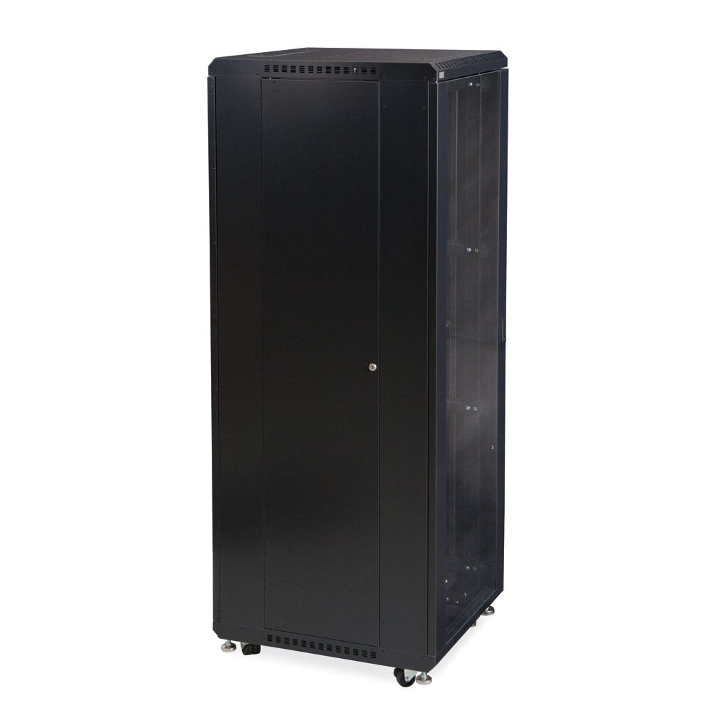 Kendall Howard - 3101-3-024-37 - 37U LINIER® Server Cabinet - Glass/Solid Doors - 24