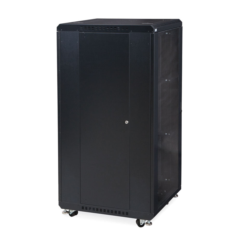 Kendall Howard - 3103-3-024-27 - 27U LINIER® Server Cabinet - Glass/Glass Doors - 24