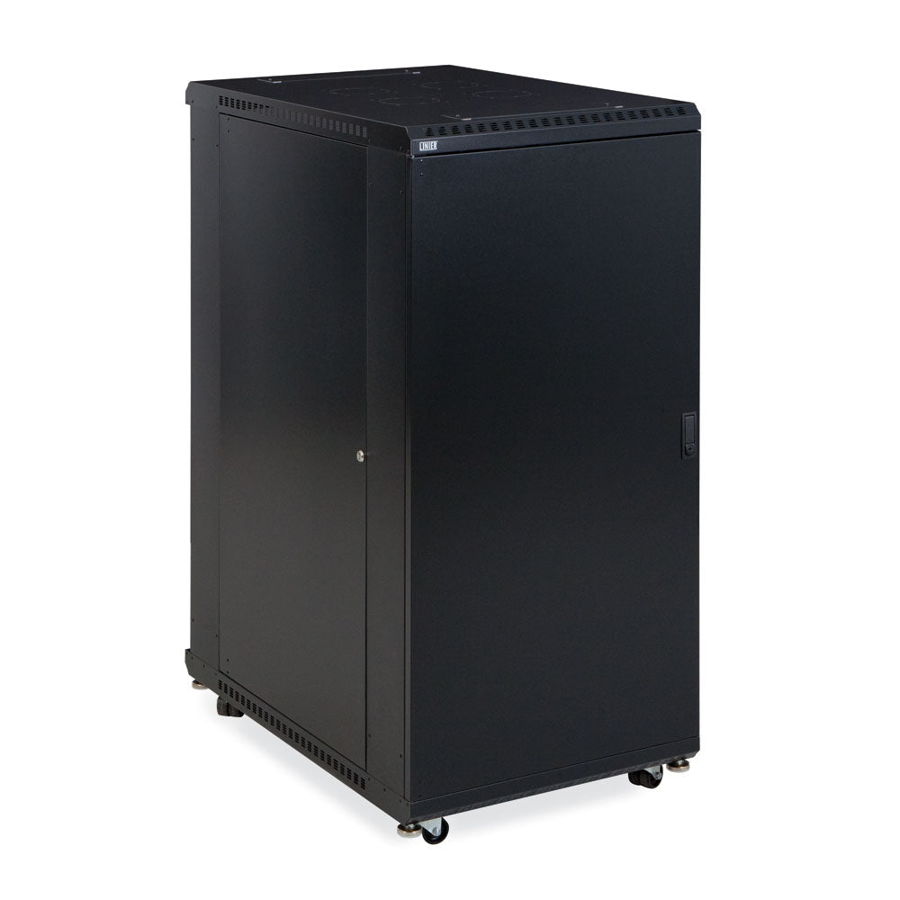Kendall Howard - 3106-3-001-27 - 27U LINIER® Server Cabinet - Solid/Vented Doors - 36
