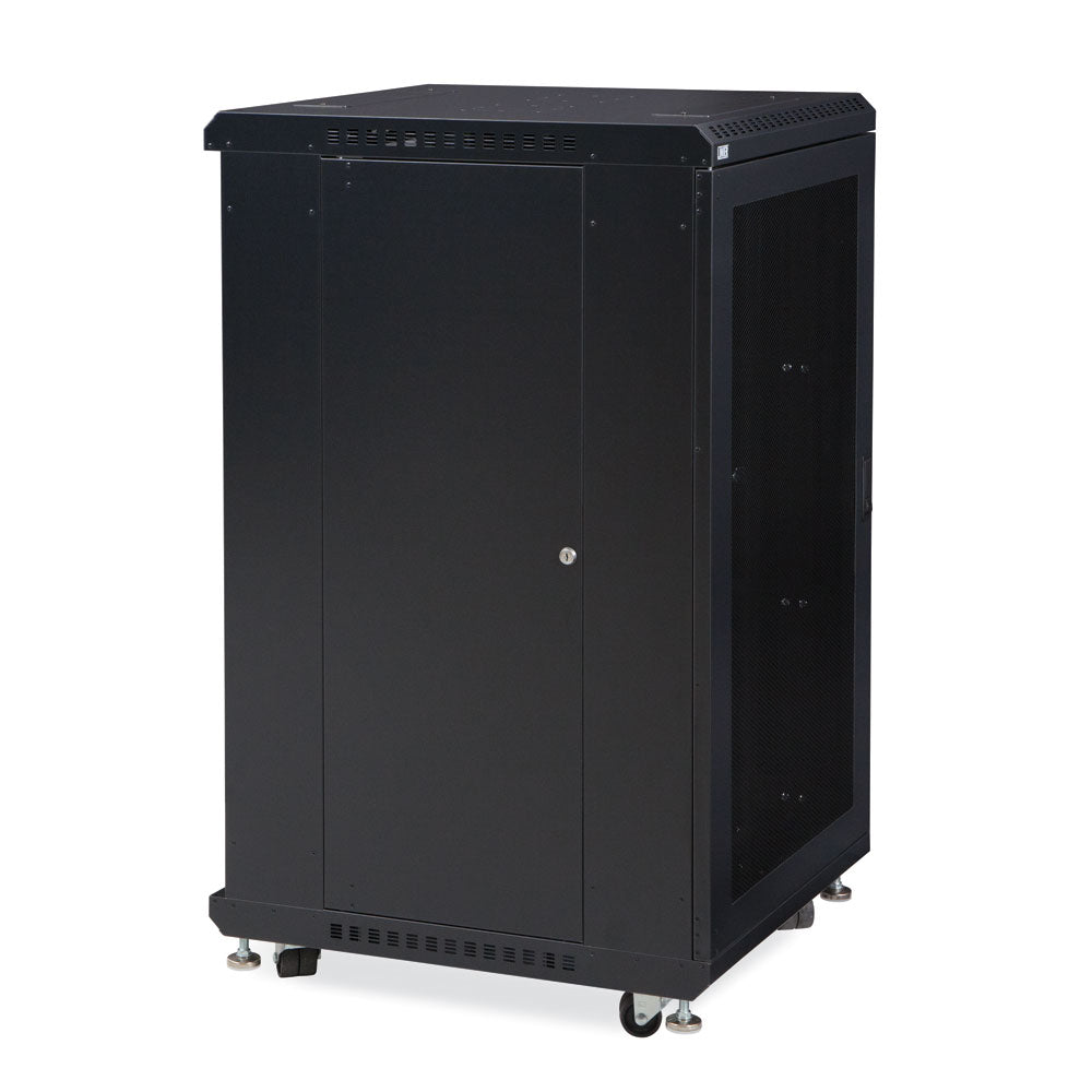 Kendall Howard - 3107-3-024-22 - 22U LINIER® Server Cabinet - Vented/Vented Doors - 24