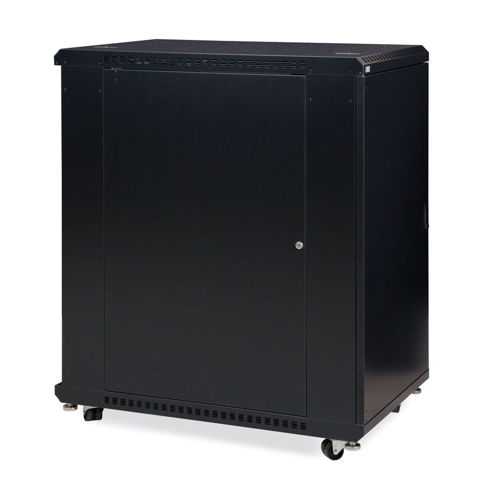 Kendall Howard - 3108-3-001-22 - 22U LINIER® Server Cabinet - Solid/Solid Doors - 36