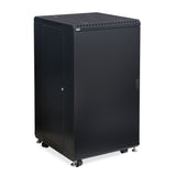 Kendall Howard - 3108-3-024-22 - 22U LINIER® Server Cabinet - Solid/Solid Doors - 24" Depth