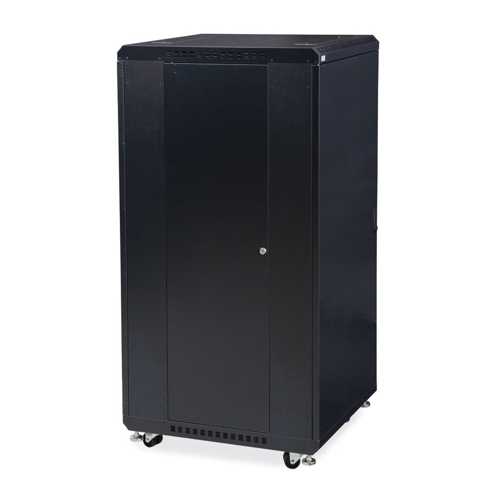Kendall Howard - 3108-3-024-27 - 27U LINIER® Server Cabinet - Solid/Solid Doors - 24