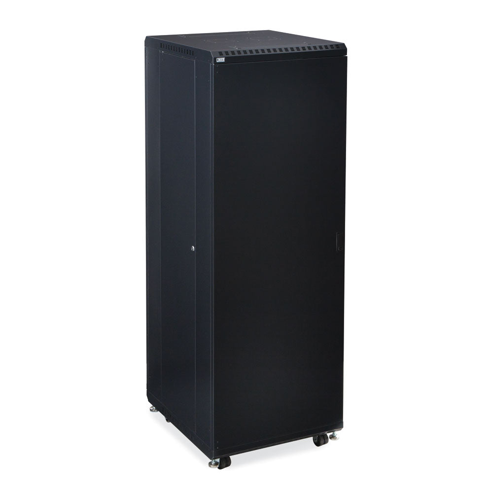 Kendall Howard - 3108-3-024-37 - 37U LINIER® Server Cabinet - Solid/Solid Doors - 24