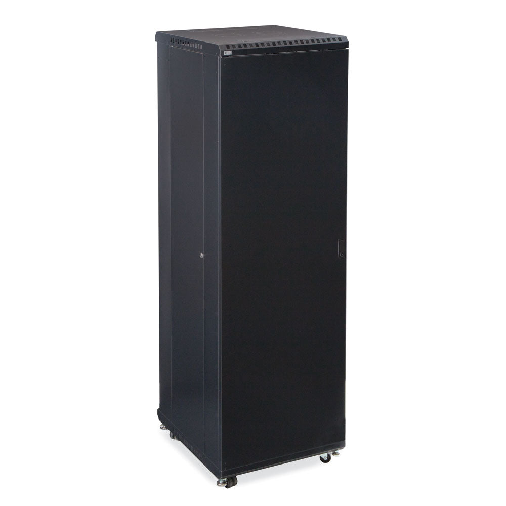 Kendall Howard - 3108-3-024-42 - 42U LINIER® Server Cabinet - Solid/Solid Doors - 24
