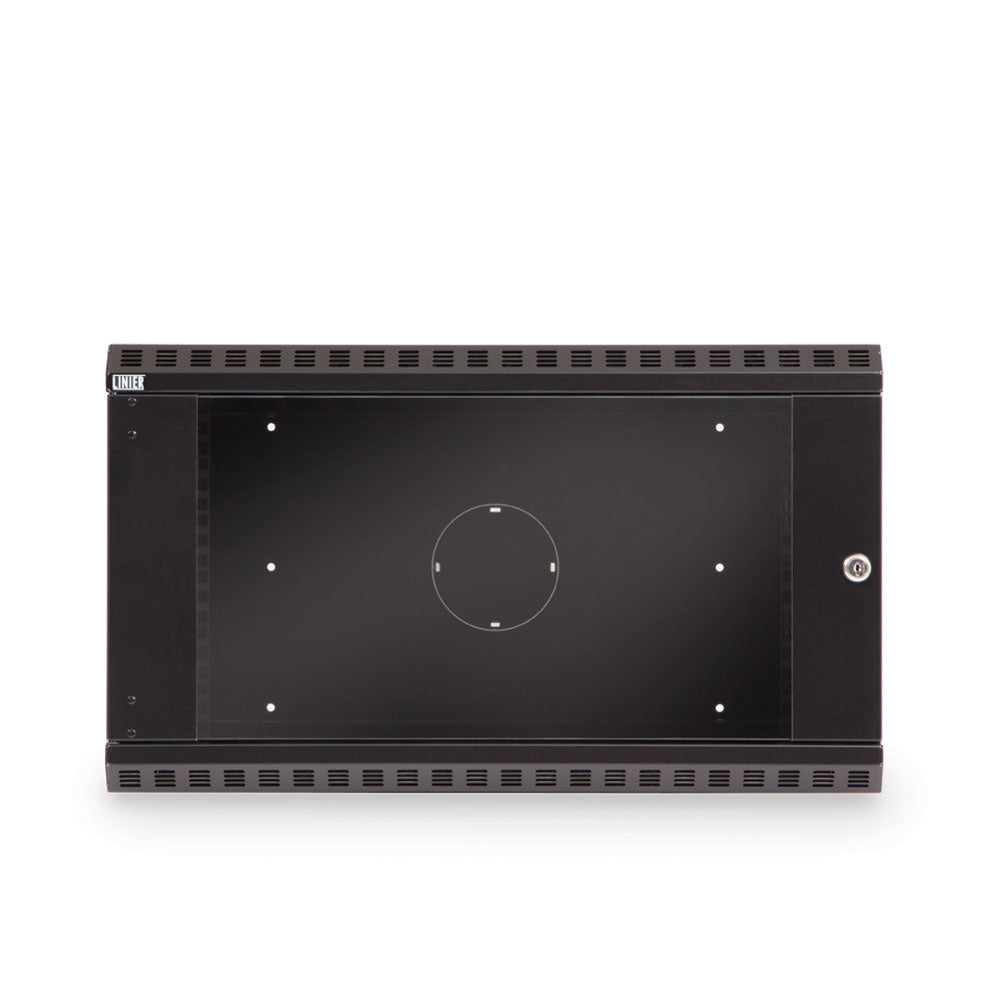 Kendall Howard - 3130-3-001-06 - 6U LINIER® Swing-Out Wall Mount Cabinet - Glass Door
