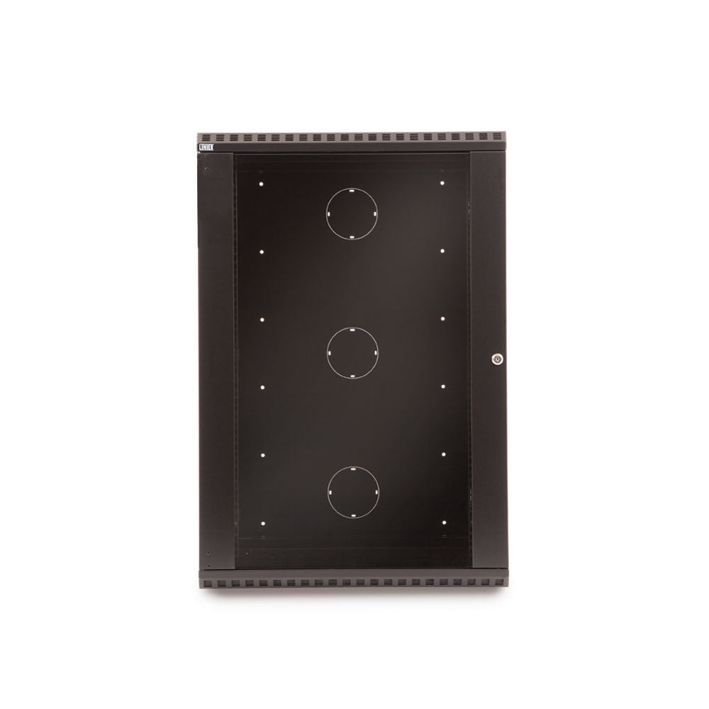 Kendall Howard - 3130-3-001-18 - 18U LINIER® Swing-Out Wall Mount Cabinet - Glass Door