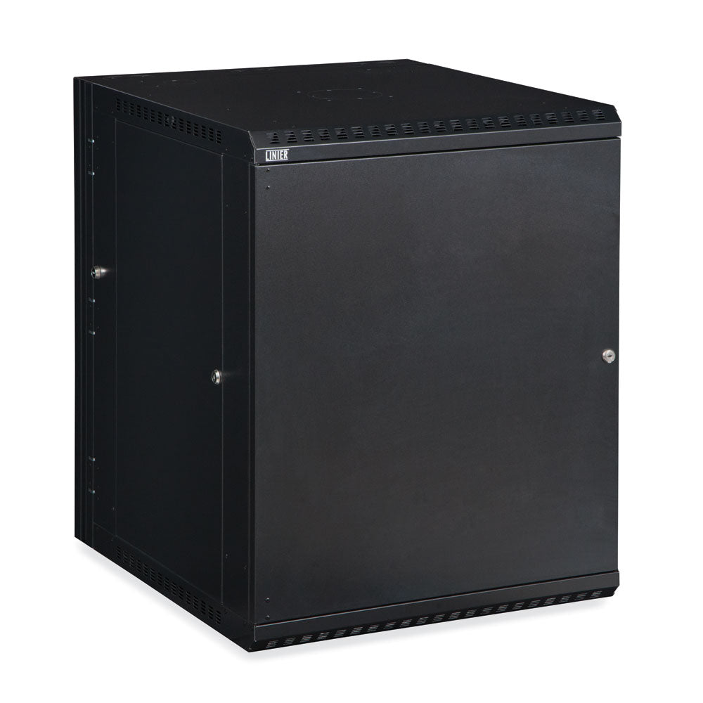 Kendall Howard - 3131-3-001-15 - 15U LINIER® Swing-Out Wall Mount Cabinet - Solid Door
