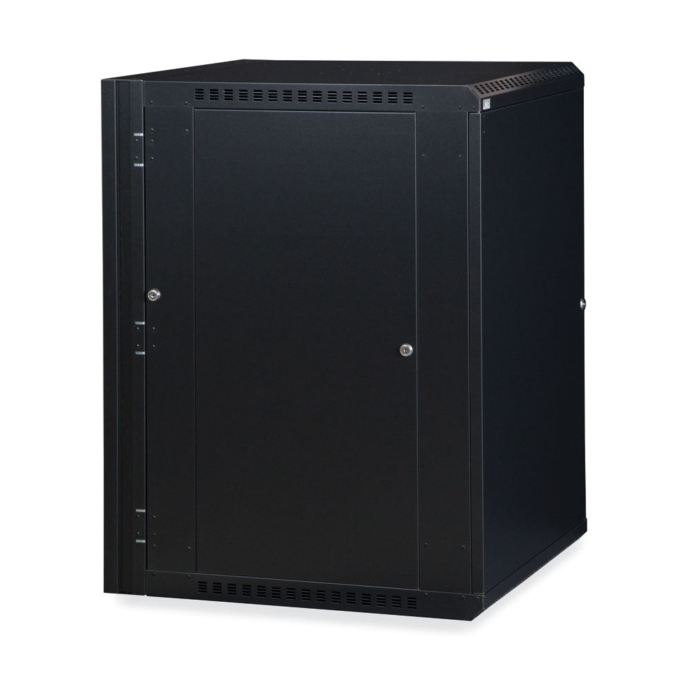 Kendall Howard - 3131-3-001-18 - 18U LINIER® Swing-Out Wall Mount Cabinet - Solid Door