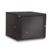 Kendall Howard - 3140-3-001-09 - 9U LINIER® Fixed Wall Mount Cabinet - Glass Door