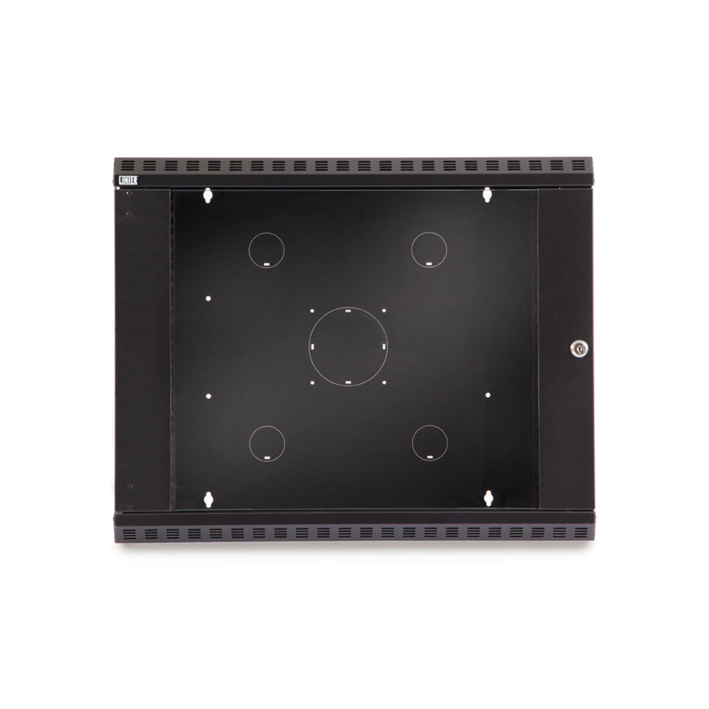 Kendall Howard - 3140-3-001-09 - 9U LINIER® Fixed Wall Mount Cabinet - Glass Door