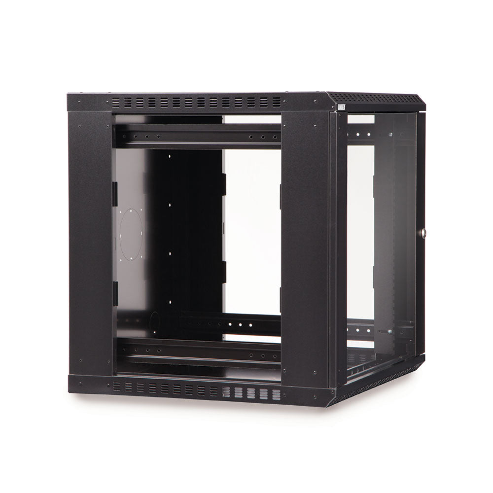 Kendall Howard - 3140-3-001-12 - 12U LINIER® Fixed Wall Mount Cabinet - Glass Door