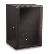 Kendall Howard - 3140-3-001-18 - 18U LINIER® Fixed Wall Mount Cabinet - Glass Door