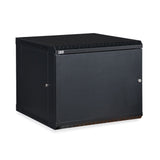 Kendall Howard - 3141-3-001-09 - 9U LINIER® Fixed Wall Mount Cabinet - Solid Door
