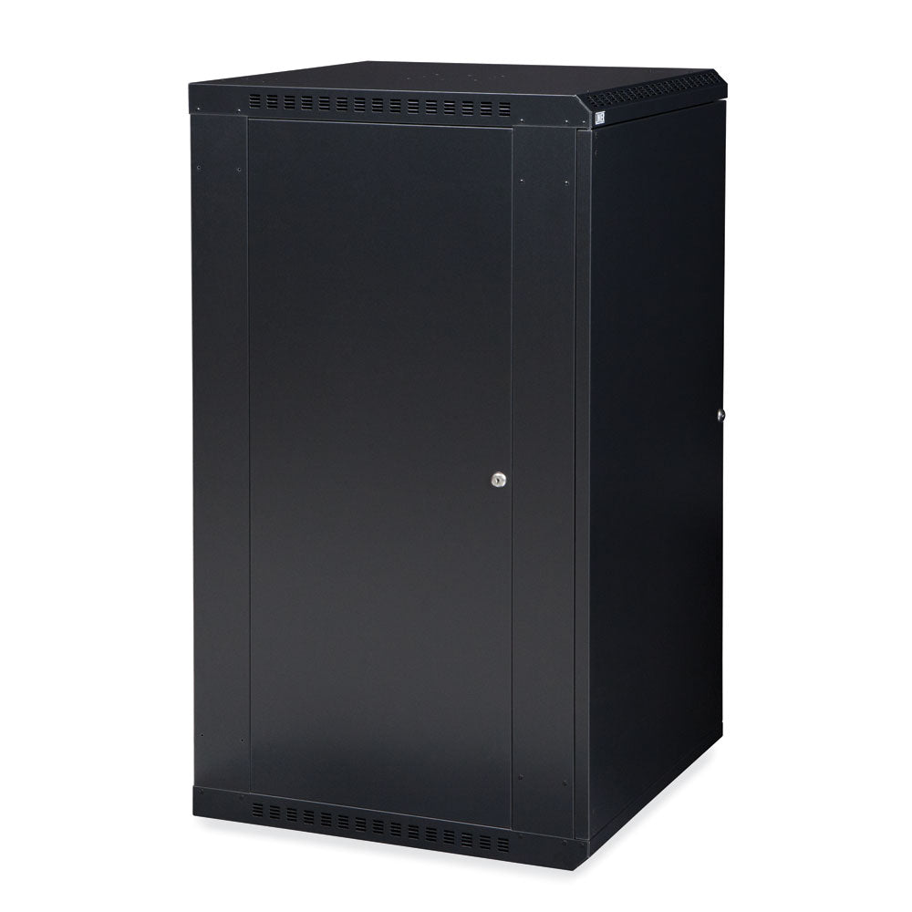 Kendall Howard - 3141-3-001-22 - 22U LINIER® Fixed Wall Mount Cabinet - Solid Door