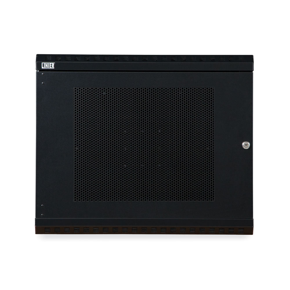 Kendall Howard - 3142-3-001-09 - 9U LINIER® Fixed Wall Mount Cabinet - Vented Door