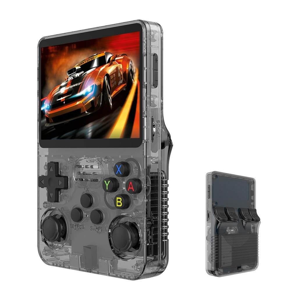R36S Portable Handheld Game Console More Than 15000 Games Retro Video Game Player Console for NES, GBA, MD, SFC, MAME, PSP, PS1, GB, NDS, N64 and CPS 11 Simulator Games