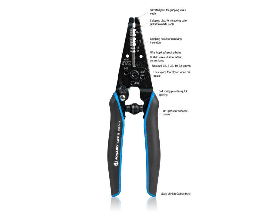 Jonard Tools - WSC-1412 - Cable Stripper for 14/2 & 12/2 NM Cable