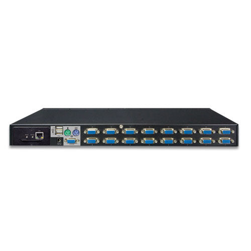 Planet - IKVM-210-16 - 16-Port Combo IP KVM Switch: Up to 256 computers, On Screen Display (OSD)