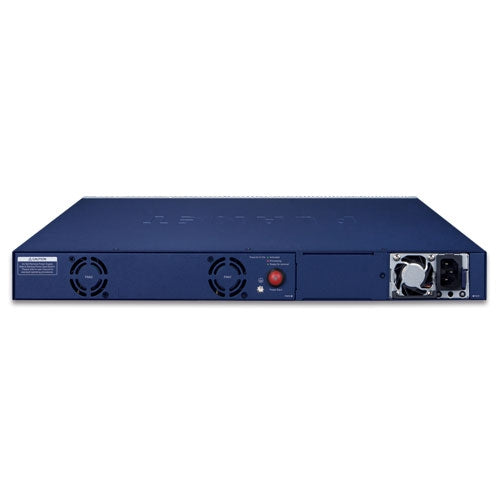 Planet - GS-6322-24P4X - L3 24-Port 10/100/1000T 802.3bt PoE + 2-Port 10GBASE-T + 2-Port 10G SFP+ Managed Switch with Dual Modular Power Supply
