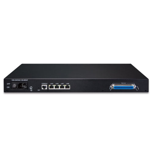 Planet - VGW-2420FS - 24-Port SIP VoIP Gateway (24*FXS): IETF SIP 2.0, T.38/T.30, STUN/Outbound Proxy, TLS/SRTP Security, VLAN, QoS, SNMP, TR069, Caller ID, DND, Three-way conference