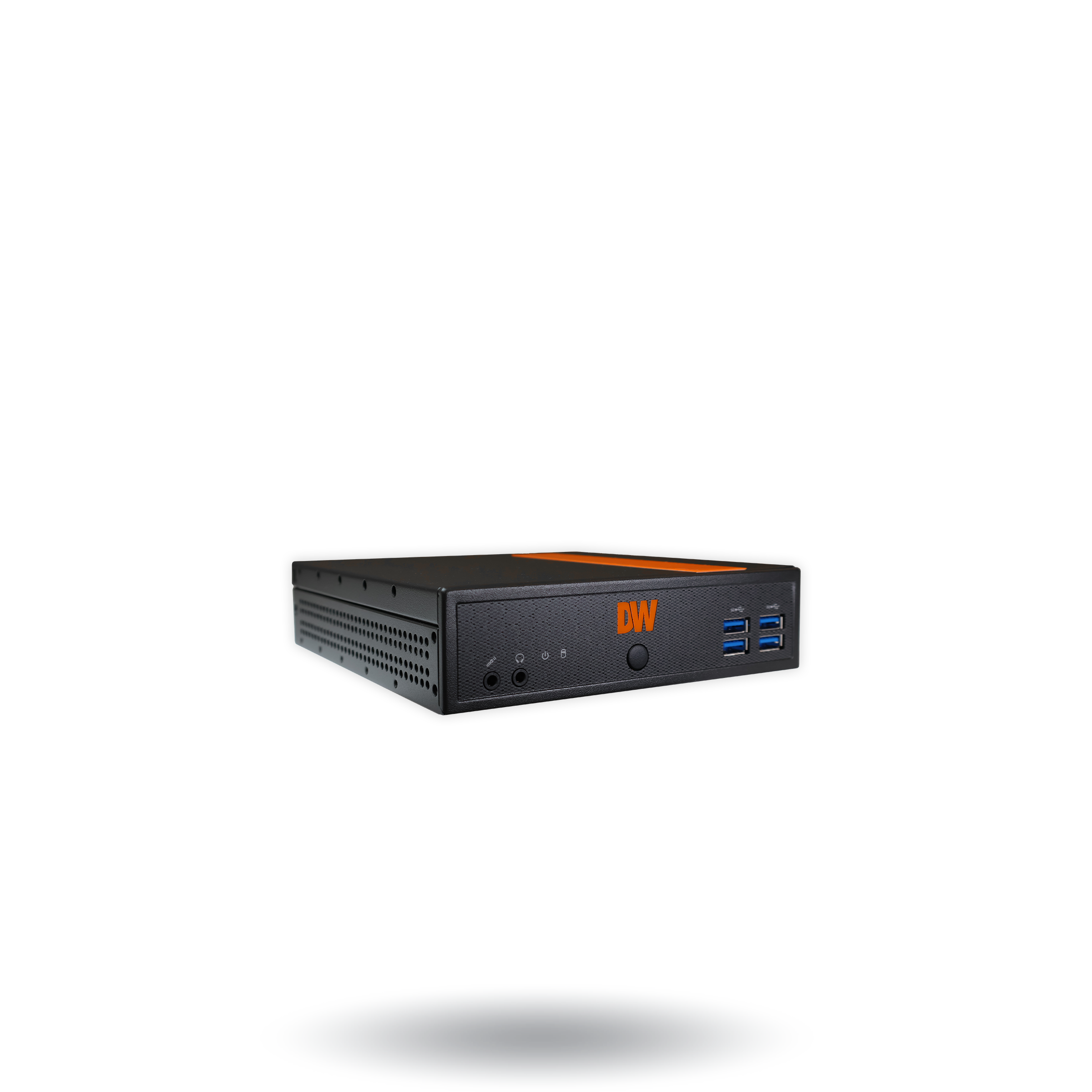Digital Watchdog - DW-BJMX2T - Blackjack MX NVR Powered by DW Spectrum IPVMS, 2TB, 120 Mbps of recording throughput, Windows 10 OS on separate SSD, Dual Network Ports, 1 Microphone Input, 1 Audio Output, 1 x True HD Out, 1 x DP Out, 1 x VGA Out, 8x U