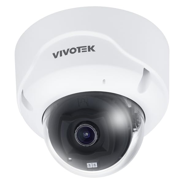VIVOTEK FD9399-EHV - 8MP Outdoor Dome V-Series AI IR IP Fixed Dome Camera 4.2mm IP66 IK10