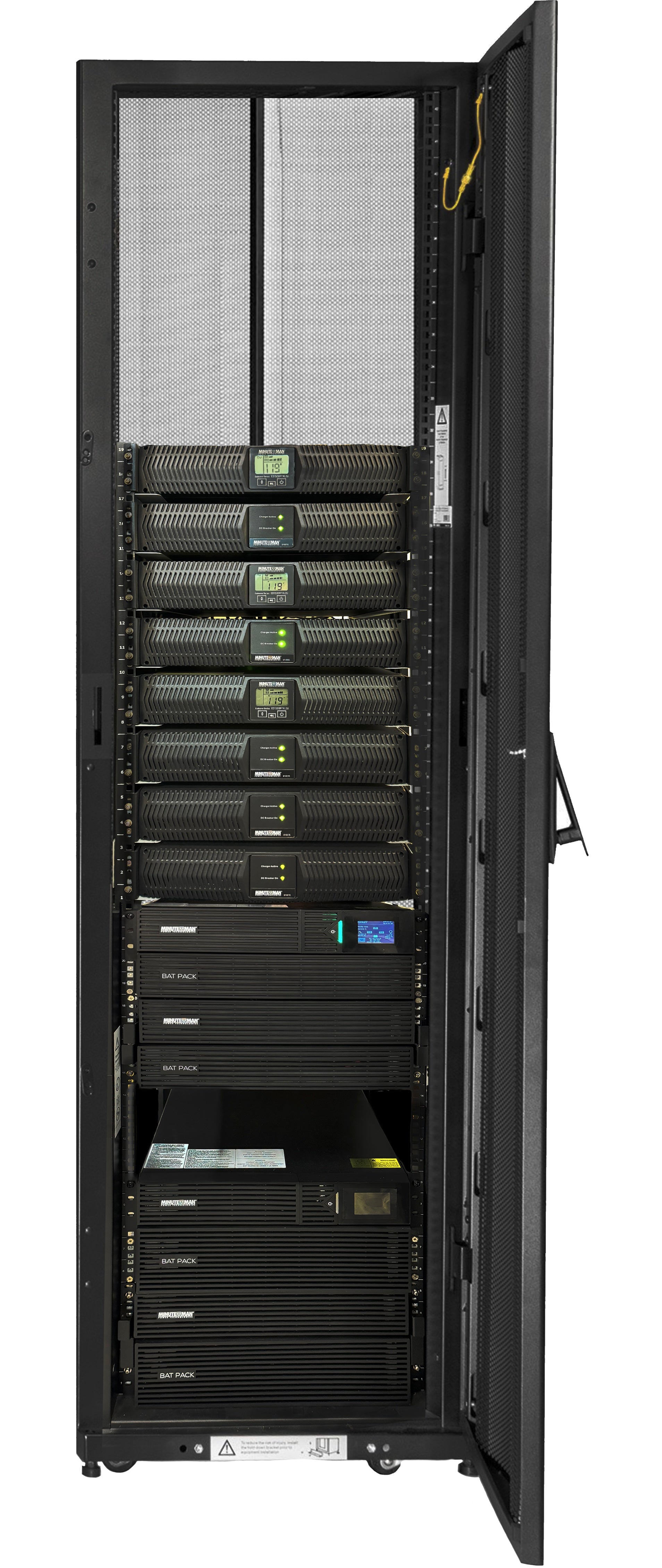 MINUTEMAN - MMCAB42S5K - Full-height, 42U Cabinet with 5kVA UPS