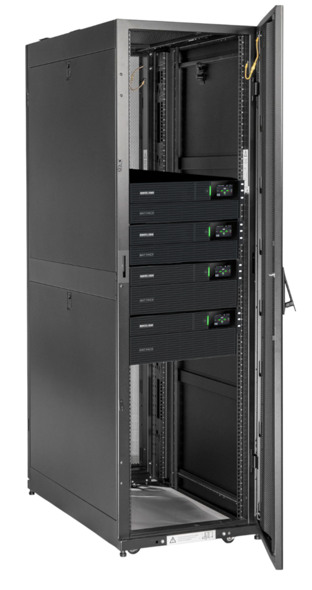 MINUTEMAN - MMCAB42S6K - Full-height, 42U Cabinet with 6kVA UPS