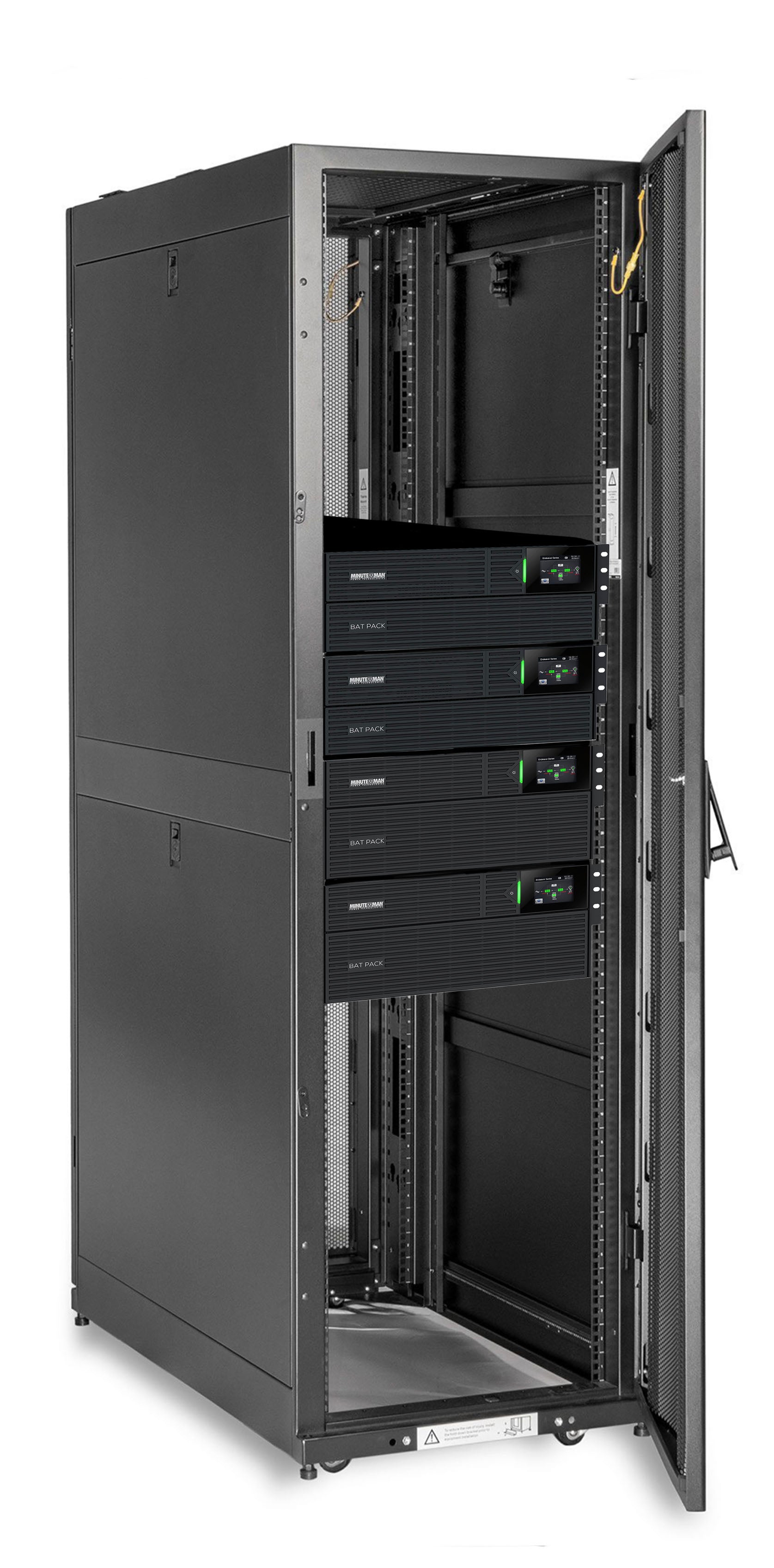 MINUTEMAN - MMCAB42S8K - Full-height, 42U Cabinet with 8kVA UPS