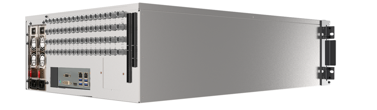 ExacqVision - 4808-66T-R4ZL-E - 54 TB Z-Series Rackmount 4U Recorder Enterprise Client Linux with 8 IP Licenses and 48 Analog Inputs