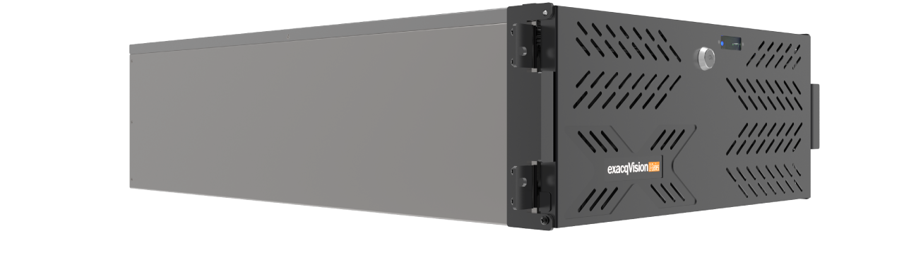 ExacqVision - 4808-78T-R4ZL-E - 66 TB Z-Series Rackmount 4U Recorder Enterprise Client Linux with 8 IP Licenses and 48 Analog Inputs