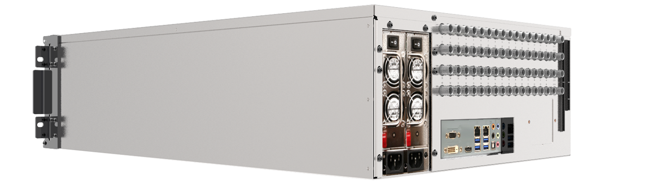 ExacqVision - 4808-90T-R4Z-E - 78 TB Z-Series Rackmount 4U Recorder Enterprise Client Win10 with 8 IP Licenses and 48 Analog Inputs