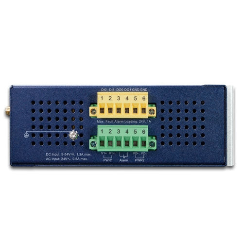 Planet - LCG-300-US - IP30 Industrial IoT LoRaWAN Gateway with 5-Port 10/100/1000T - US915 MHz