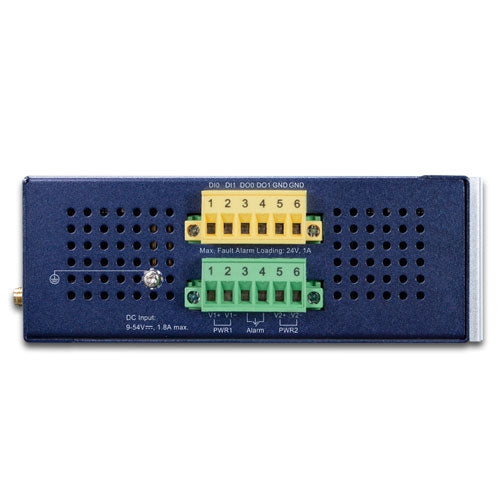 Planet - IVR-300W - Industrial Wi-Fi 6 802.11ax 1800Mbps Dual Band Wireless VPN Gateway with 5-Port 10/100/1000T