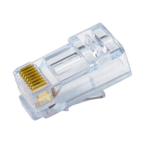Simply 45 - S45-1500 - Pass Through Blue Tint - Cat5e UTP - 100pc Jar 
